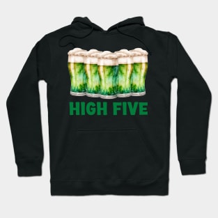 High Five - Funny Irish Beer Drinker Hoodie